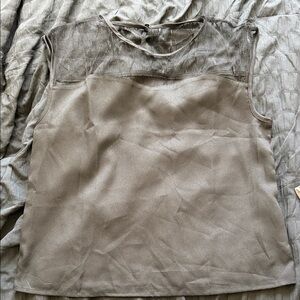 Elegant Gray Women's Top